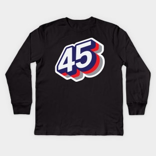 45 Kids Long Sleeve T-Shirt